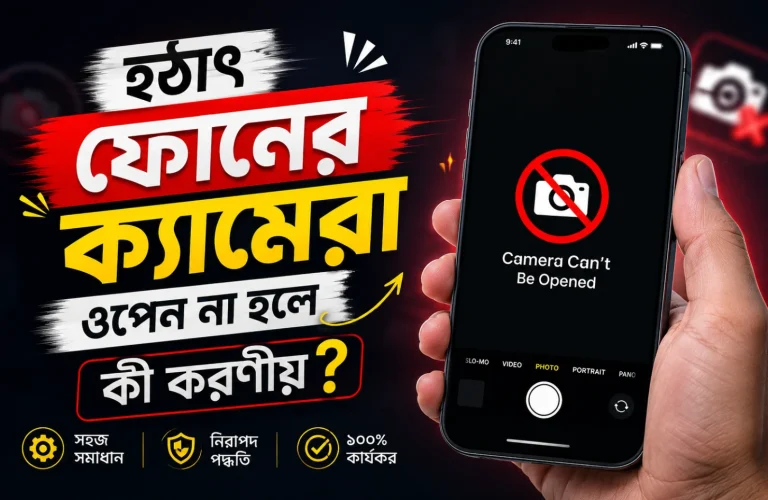 হঠাৎ ফোনের ক্যামেরা ওপেন না হলে কী করণীয়