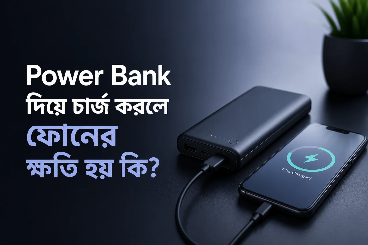 Power Bank দিয়ে চার্জ করলে ফোনের ক্ষতি হয় কি?